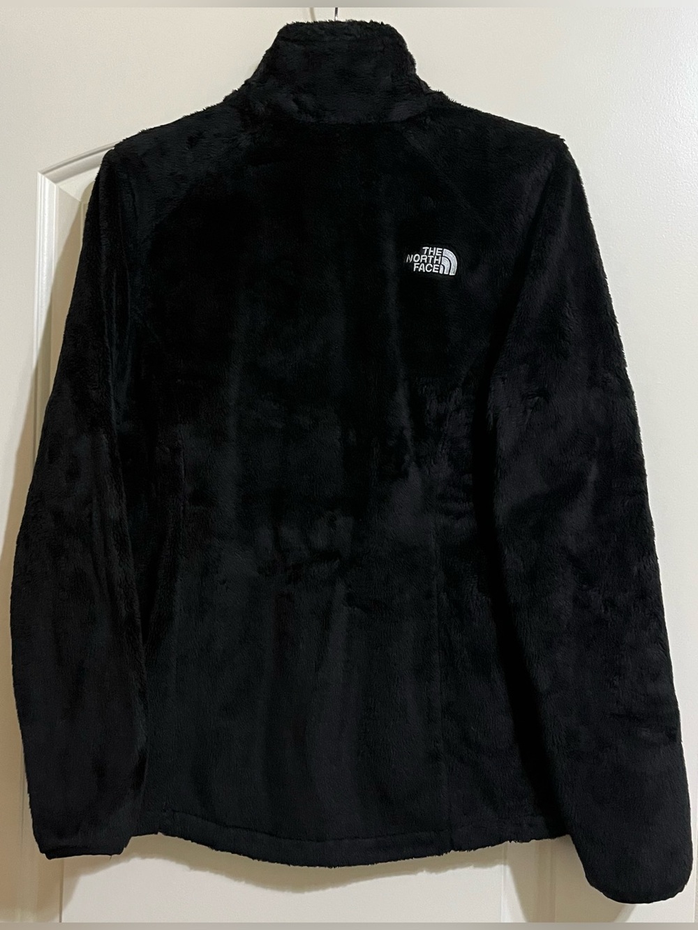 The North Face Women's Osito Black Fuzzy Fleece Teddy Full Zip Jacket M - Picture 4 of 8